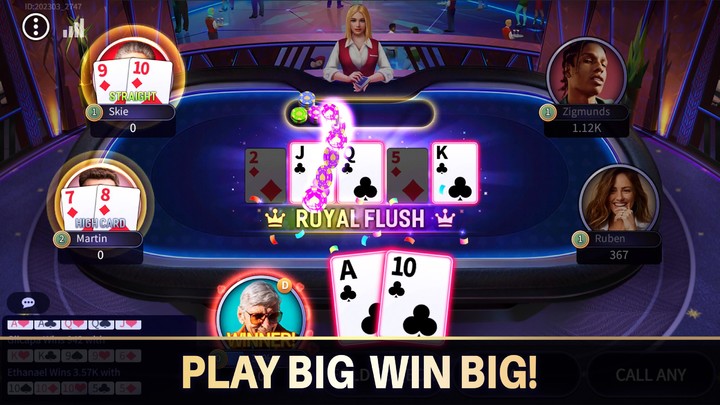 Texas Poker Hit  - Cards Game screenshot image 1_Popularmodapk.com