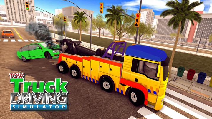 Tow Truck Games Simulator 3D screenshot image 4_Popularmodapk.com