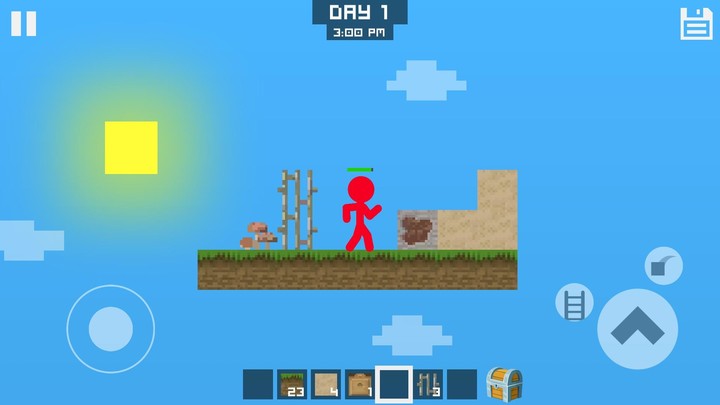 Stickman One Block Survival screenshot image 3_Popularmodapk.com