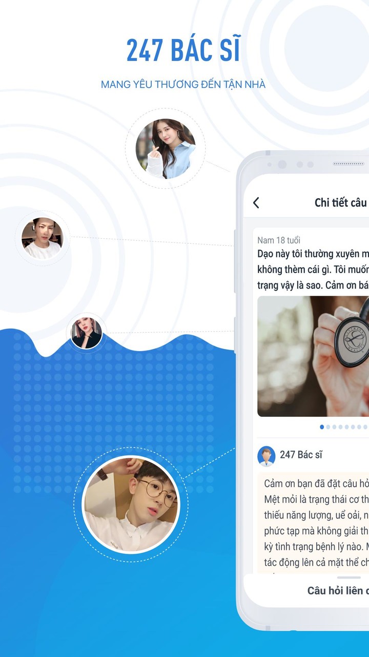 247 Bác sĩ - Y bạ điện tử, CSYT, đặt lịch, kết quả screenshot image 6_Popularmodapk.com