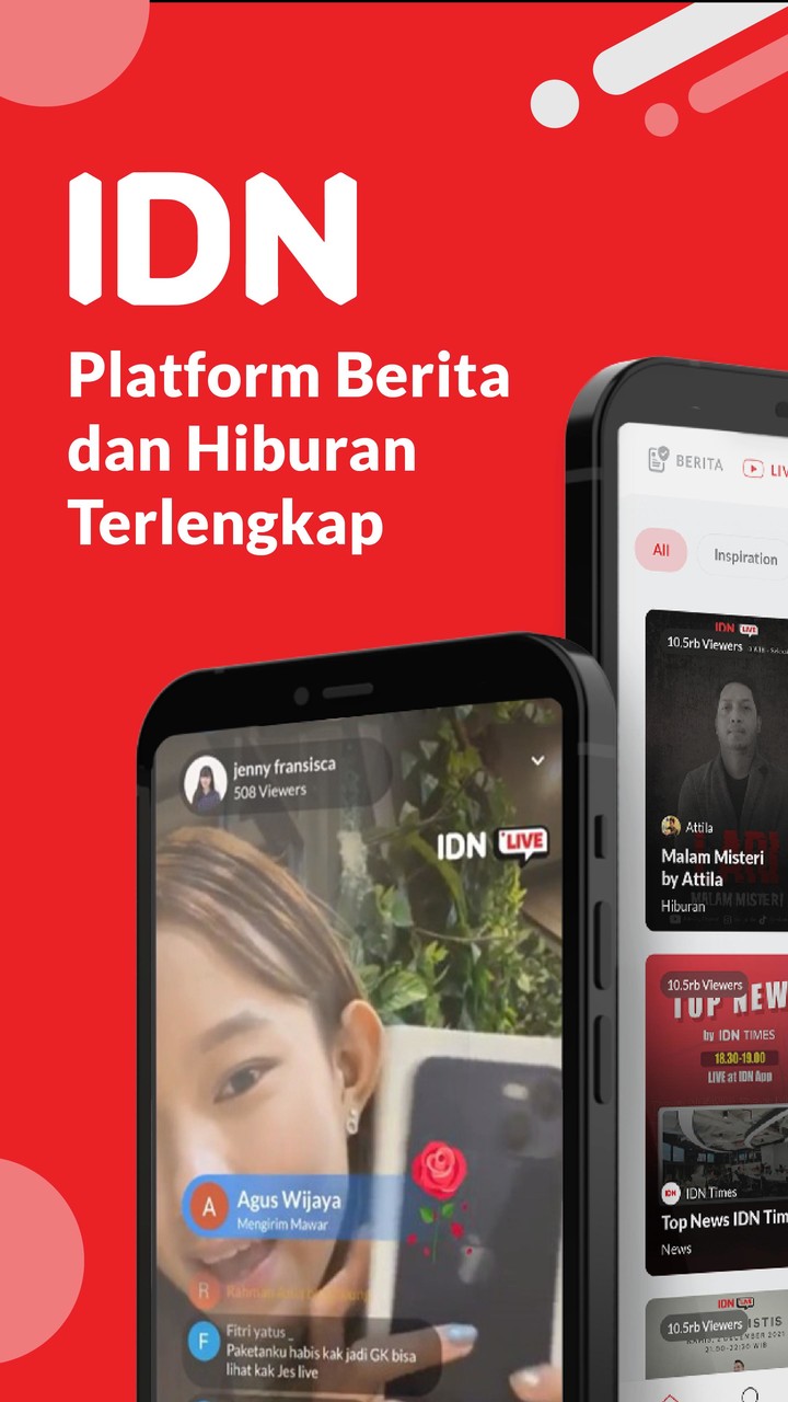 IDN App - Berita & Hiburan screenshot image 1_Popularmodapk.com