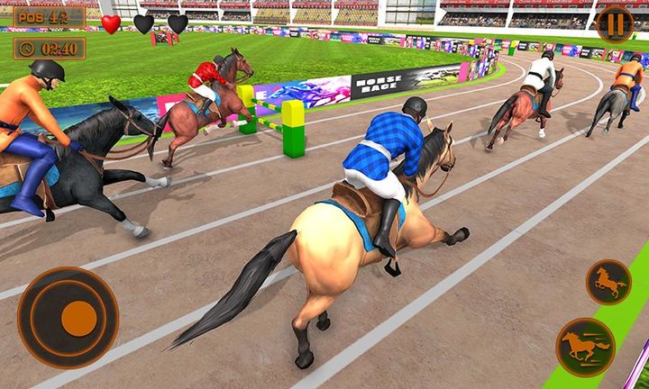 Mounted Horse Racing Games screenshot image 4_Popularmodapk.com