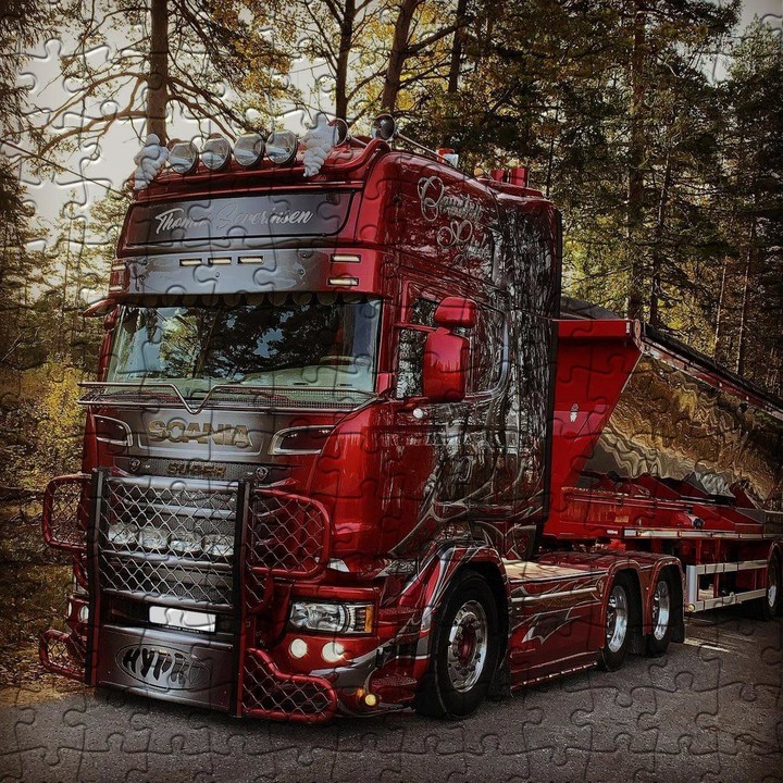 Jigsaw puzzle Scania Trucks screenshot image 3_Popularmodapk.com