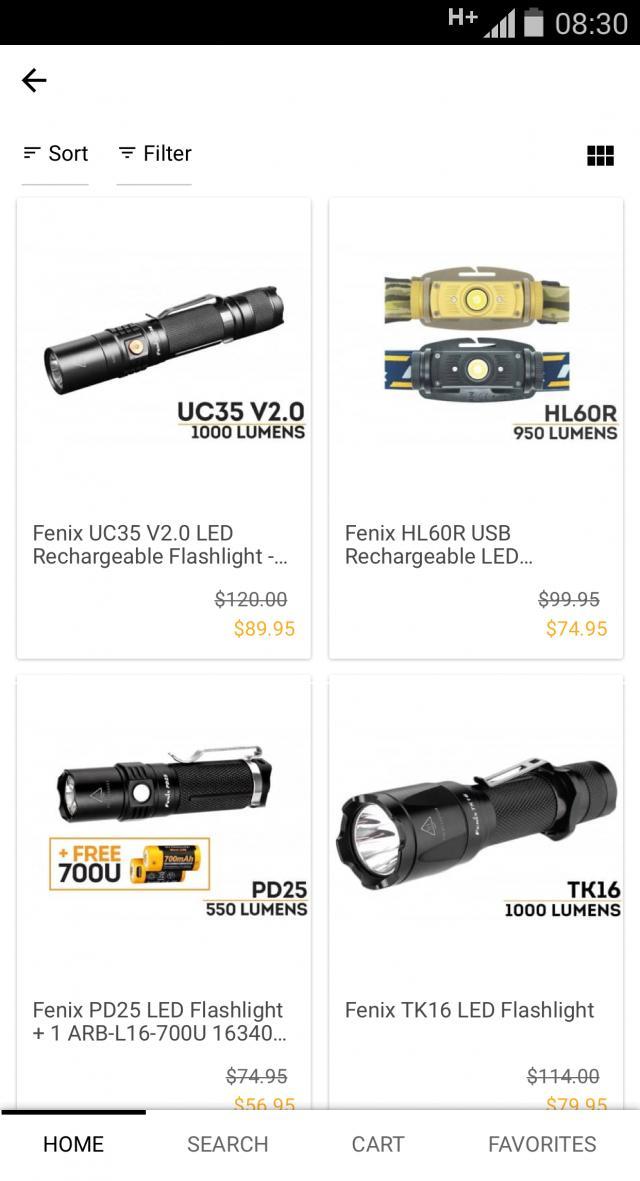 Fenix Store - LED Flashlights screenshot image 2_Popularmodapk.com