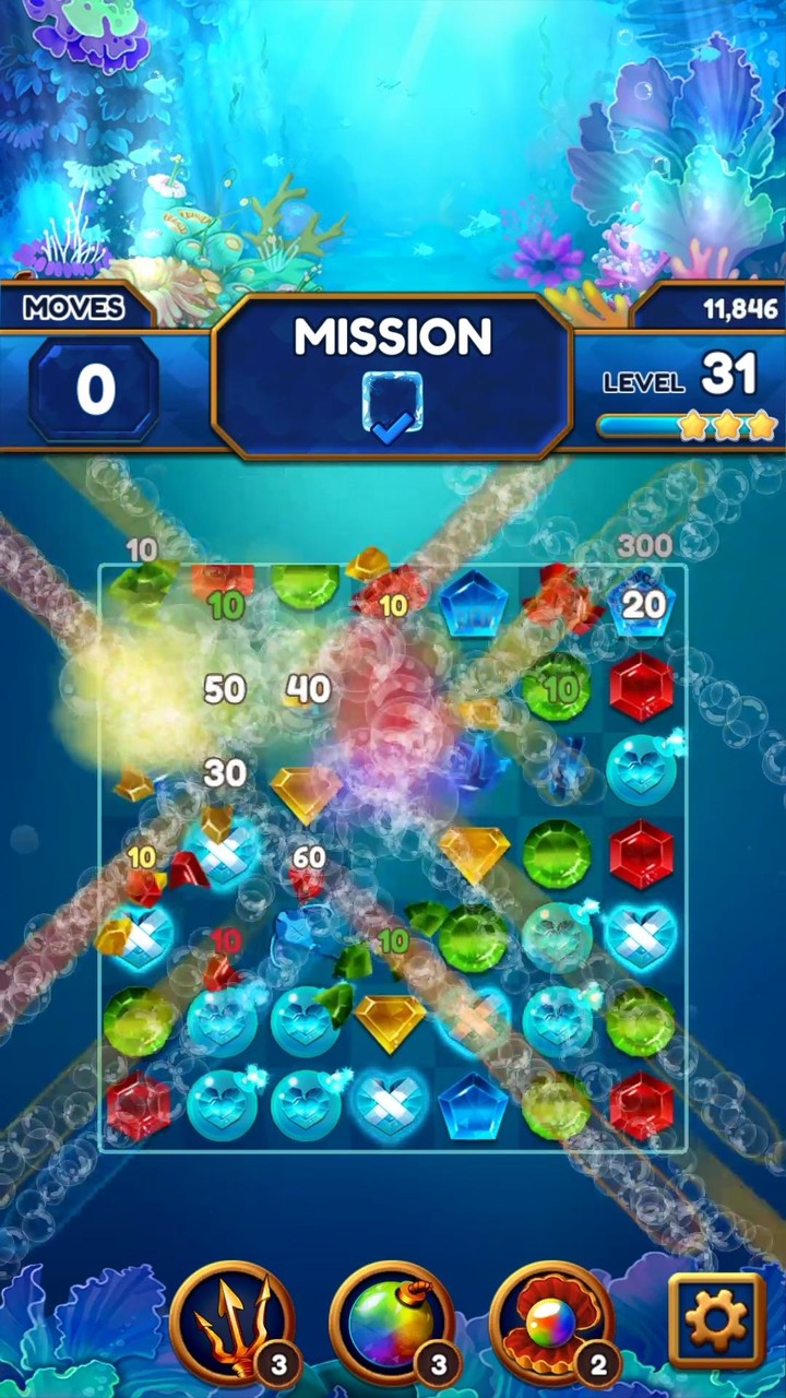 Under the Deep Sea: Match 3 screenshot image 5_Popularmodapk.com