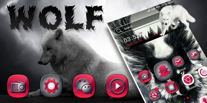 Wolf Launcher Theme screenshot image 3_Popularmodapk.com
