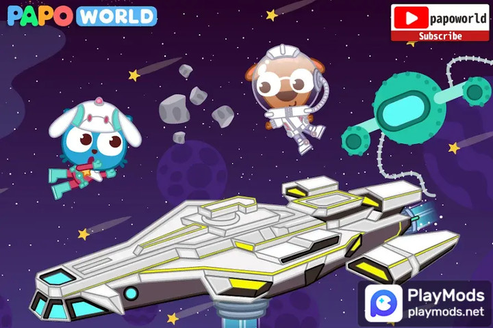 Papo Town Spaceship<span>(unlock all content)</span> screenshot image 2_Popularmodapk.com