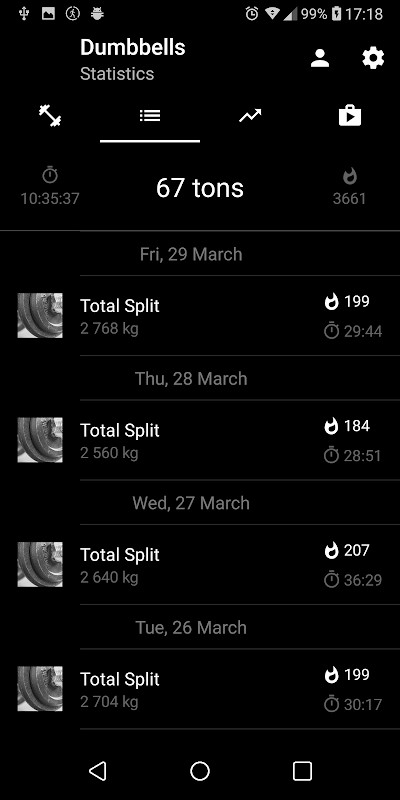 Dumbbell Home Workout screenshot image 2_Popularmodapk.com