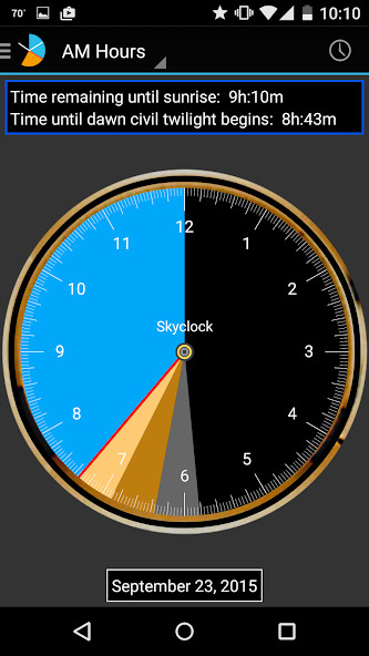 Skyclock - The sunrise/sunset<span>(Paid for free)</span> screenshot image 8_Popularmodapk.com