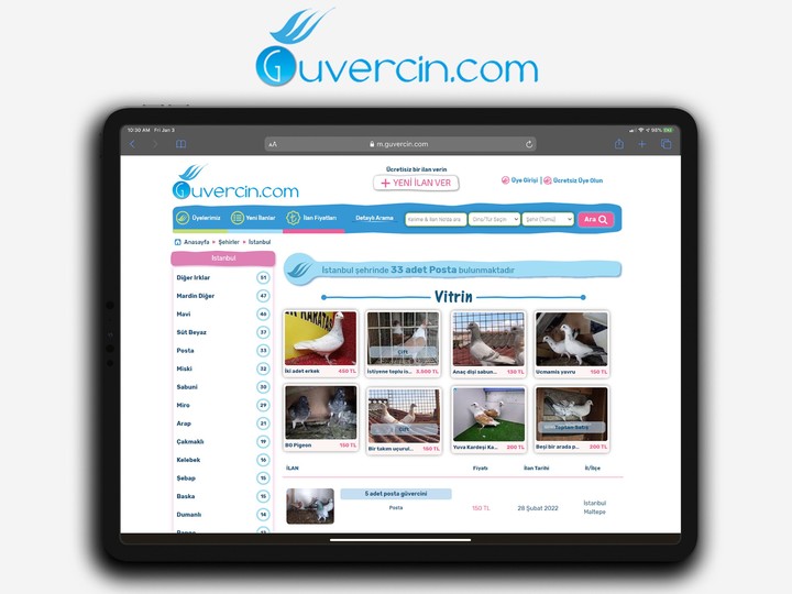 GUVERCiN.COM Güvercin İlanları screenshot image 11_Popularmodapk.com