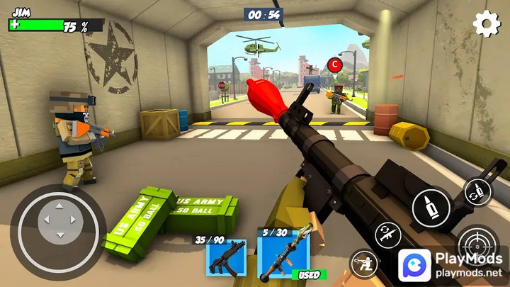 FPS Police Gun Game: PIXEL War<span>(Unlimited Money)</span> screenshot image 2_Popularmodapk.com