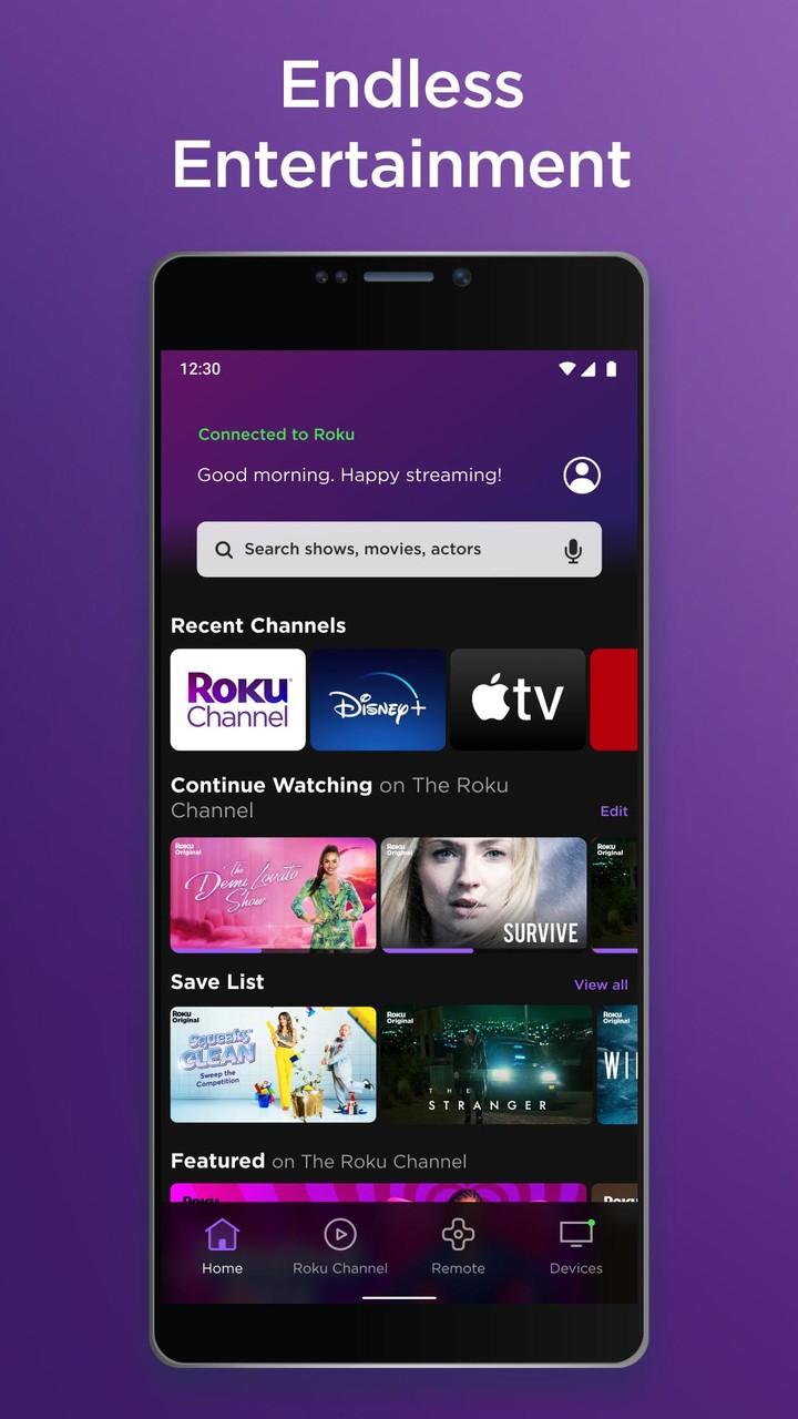 Roku - Official Remote Control screenshot image 5_Popularmodapk.com