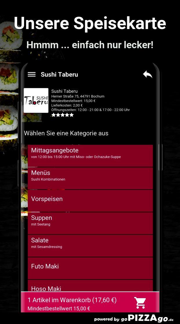 Sushi Taberu Bochum screenshot image 9_Popularmodapk.com