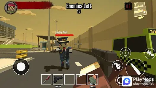 Blocky Zombie Survival 2<span>(No Ads)</span> screenshot image 8_Popularmodapk.com