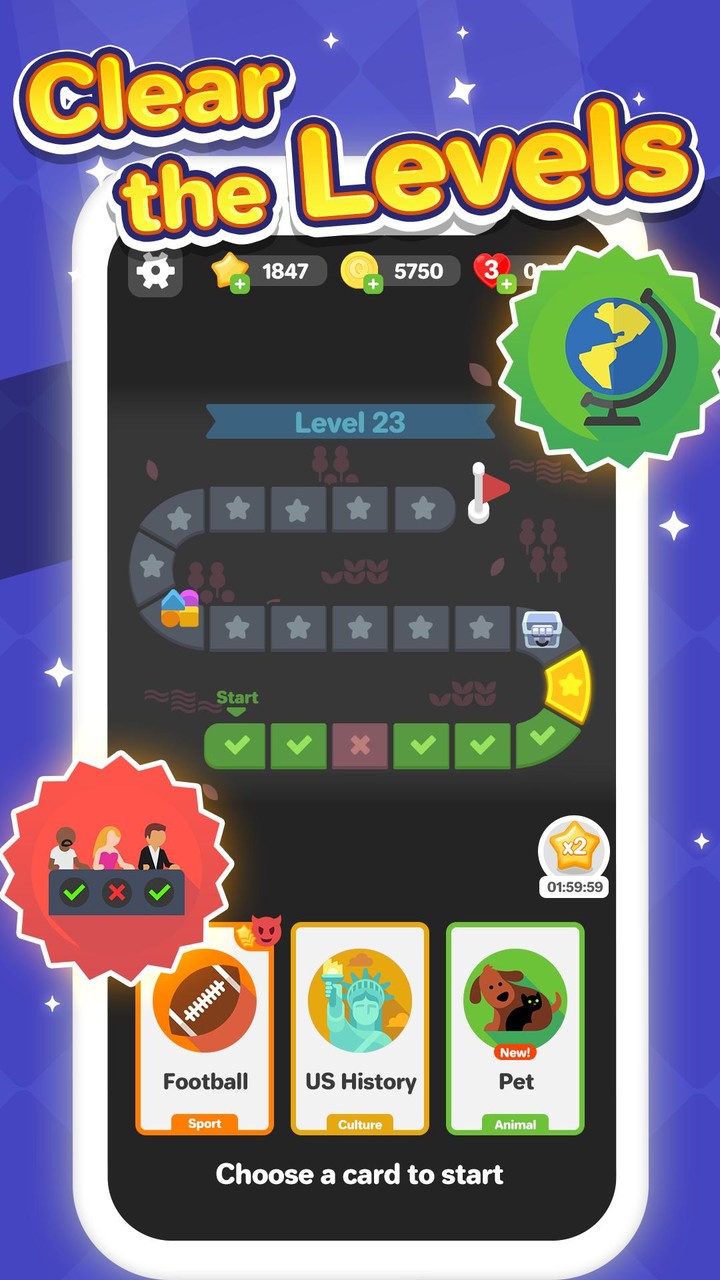 Quiz Saga: Fun Facts to Know screenshot image 3_Popularmodapk.com