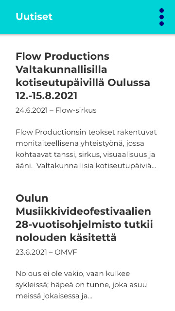 Oulun juhlaviikot screenshot image 1_Popularmodapk.com