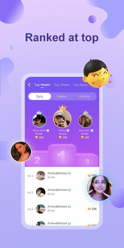 E Chat-Group Voice Chat Rooms screenshot image 2_Popularmodapk.com