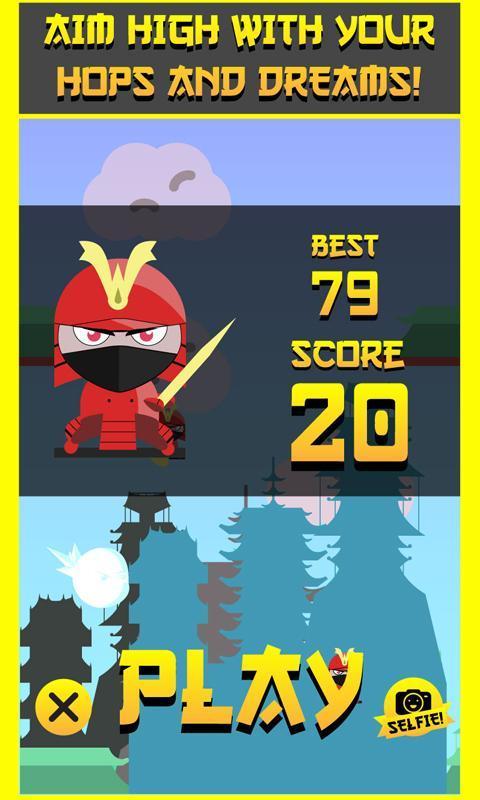 Hop Hop Ninja! screenshot image 2_Popularmodapk.com
