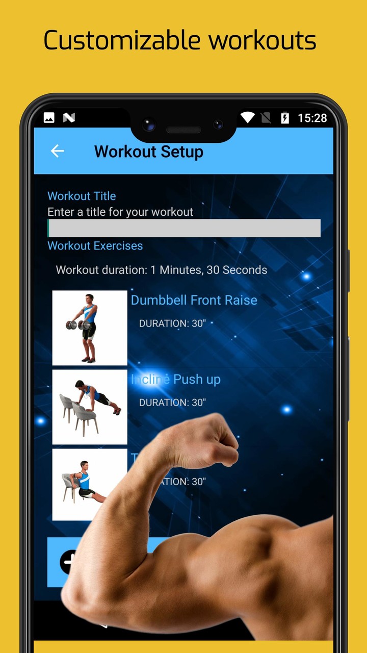 Strong Arms Home workout screenshot image 8_Popularmodapk.com