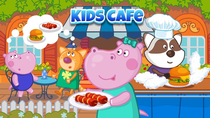 Kids cafe. Funny kitchen game screenshot image 2_Popularmodapk.com