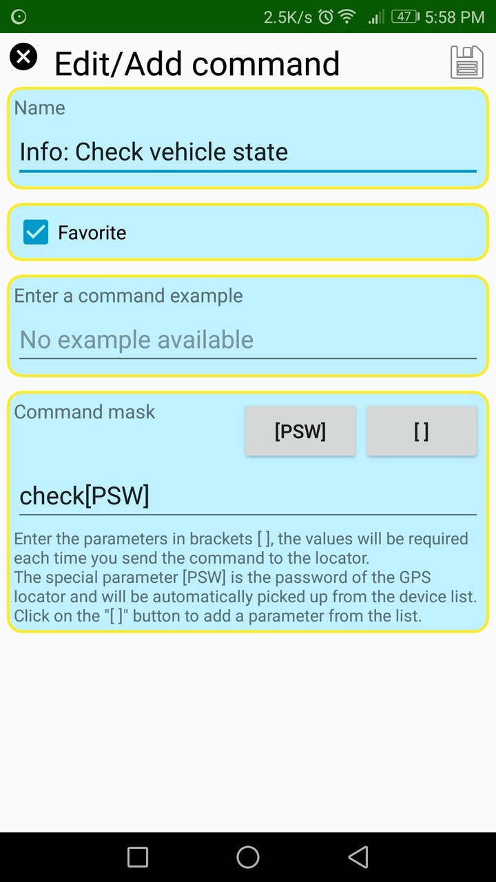GPS Car Tracker Setting SMS screenshot image 22_Popularmodapk.com