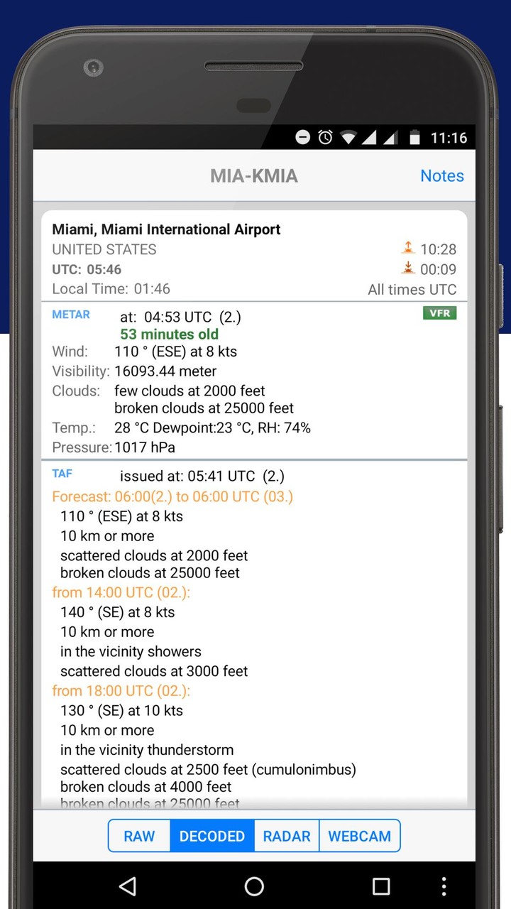 PilotWeather Lite screenshot image 2_Popularmodapk.com