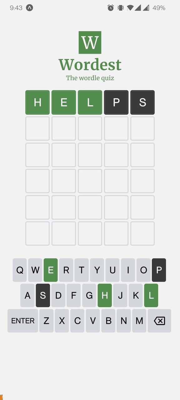 Wordest - Daily Word Quiz screenshot image 3_Popularmodapk.com