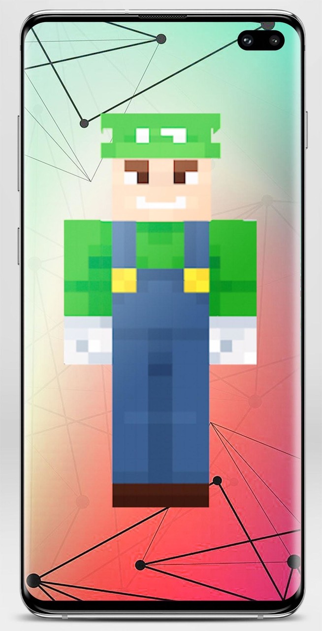 Luigi Skin for Minecraft screenshot image 8_Popularmodapk.com