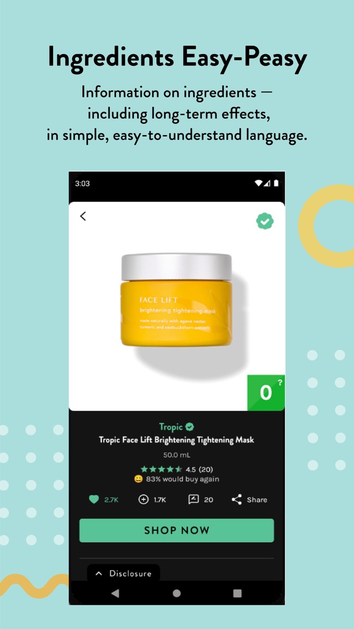 Think Dirty screenshot image 5_Popularmodapk.com