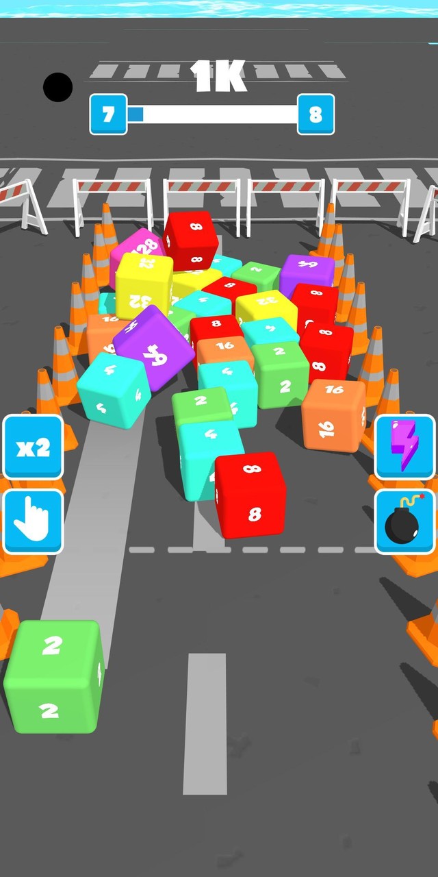Cubic Smash: Cube Merge Up Hit screenshot image 3_Popularmodapk.com