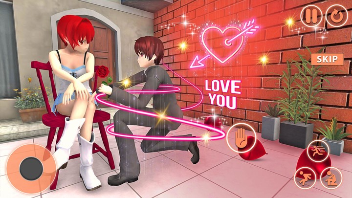 Anime Girl City High School 3D screenshot image 2_Popularmodapk.com