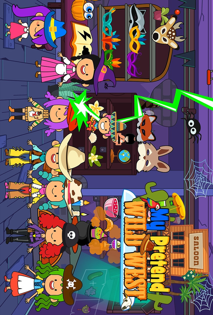 My Pretend Wild West - Cowboy & Cowgirl Kids Games(No Ads) screenshot image 28_Popularmodapk.com