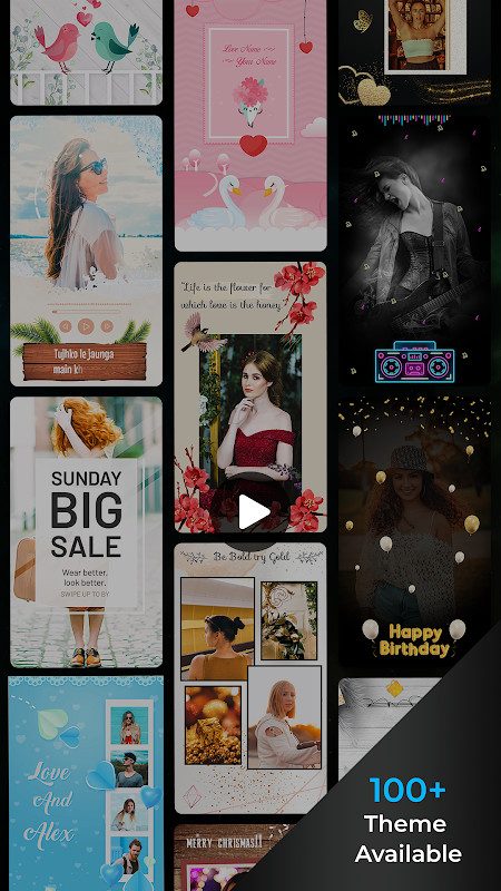Song Video Maker - Photo Video Maker screenshot image 5_Popularmodapk.com