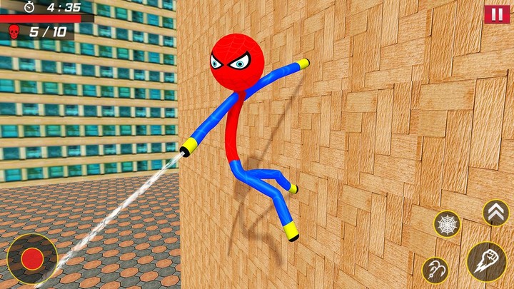 Flying Stickman Spider Rope Su screenshot image 13_Popularmodapk.com