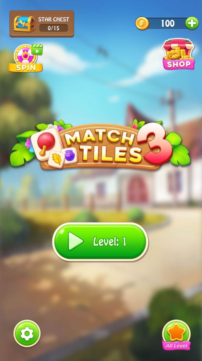 Match 3 Tiles Matching Puzzle screenshot image 1_Popularmodapk.com
