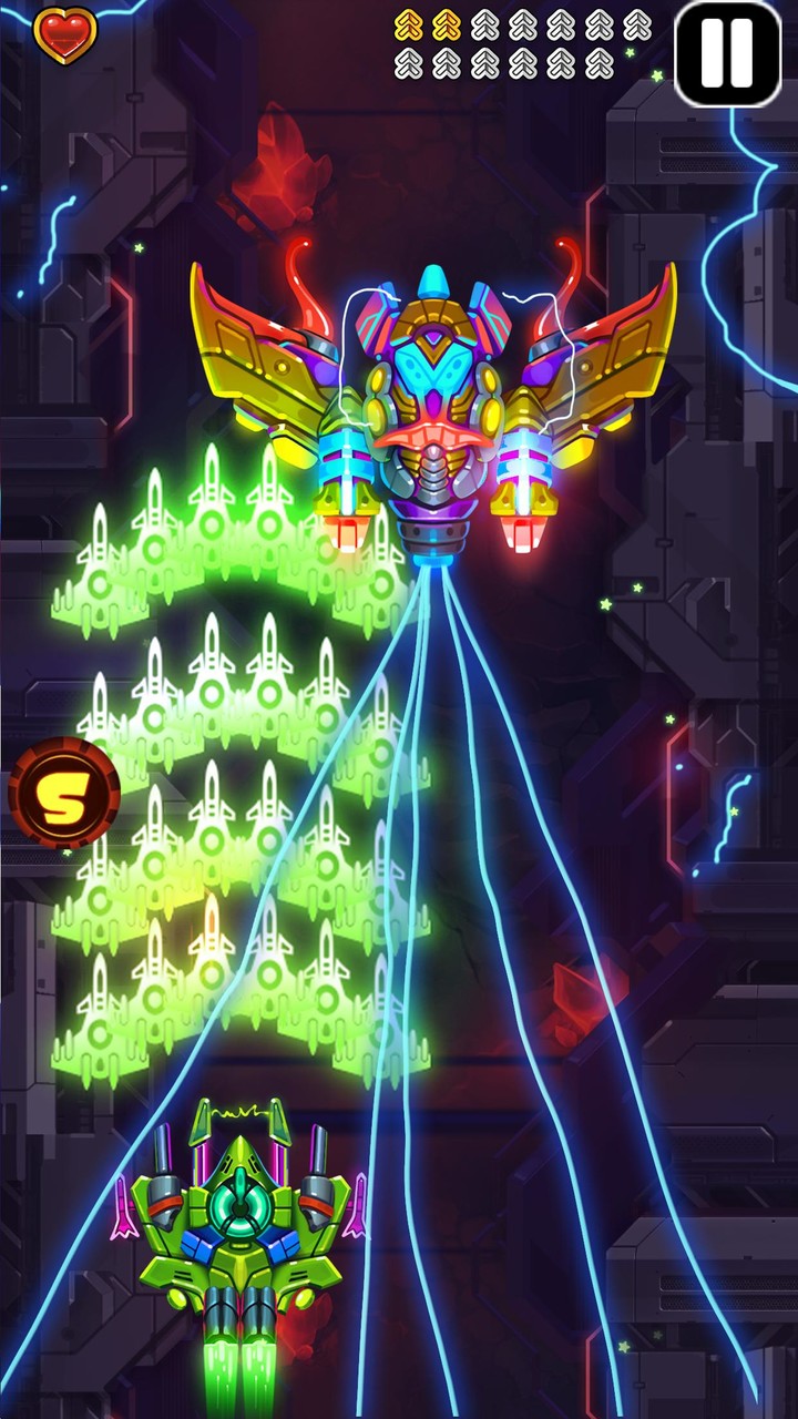 Galaxy Wing: Mechworm Crisis screenshot image 3_Popularmodapk.com