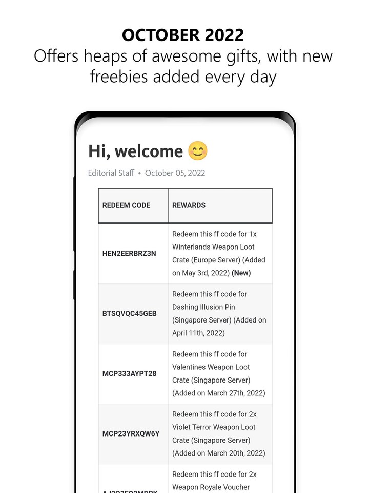 FF – Fire redeem codes screenshot image 2_Popularmodapk.com