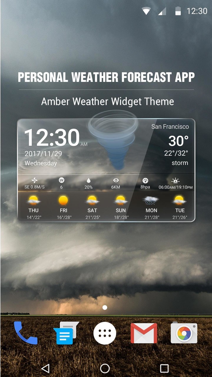 Transparent Weather & Clock App 2018 screenshot image 5_Popularmodapk.com