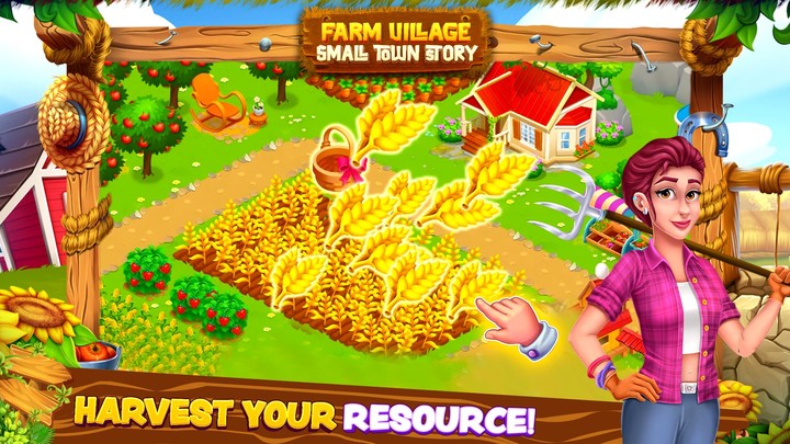Happy Farm Town Small Village screenshot image 4_Popularmodapk.com