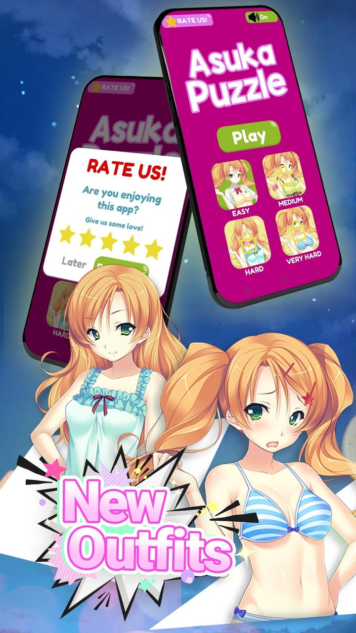 Unroll Waifu Anime Puzzle Game screenshot image 3_Popularmodapk.com