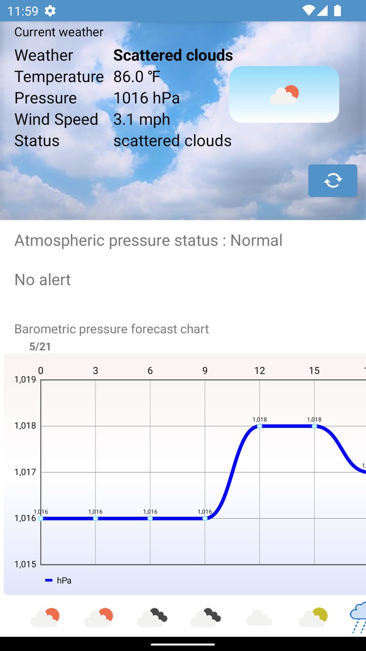 Barometric pressure forecast screenshot image 5_Popularmodapk.com