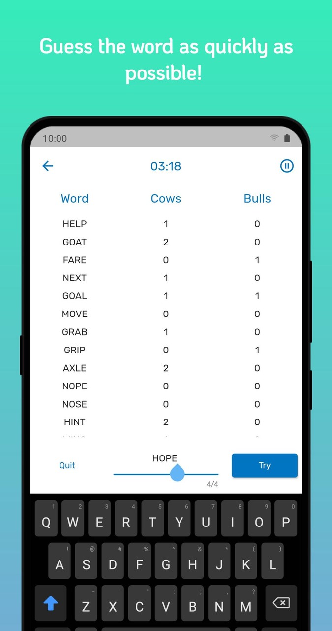 Cows & Bulls screenshot image 2_Popularmodapk.com