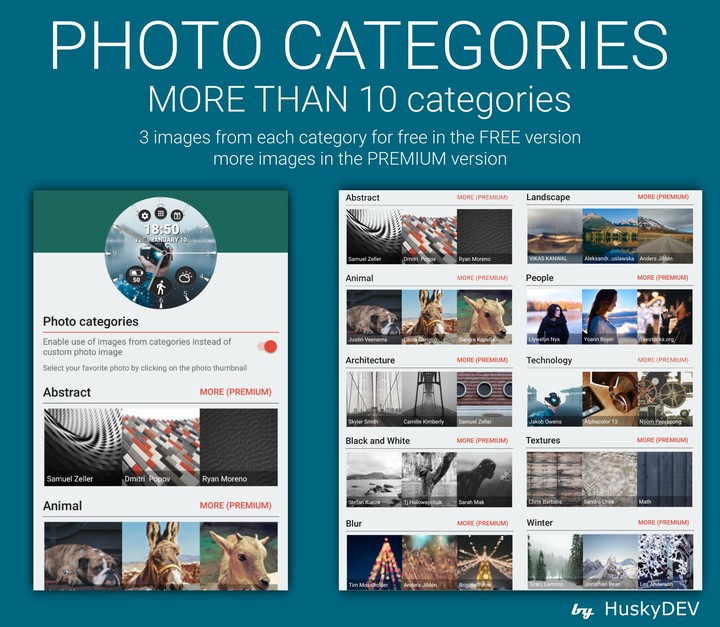 Photo Watch Face by HuskyDEV screenshot image 11_Popularmodapk.com