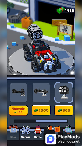 Cars Battle - Voxel Edition<span>(unlimited money)</span> screenshot image 3_Popularmodapk.com