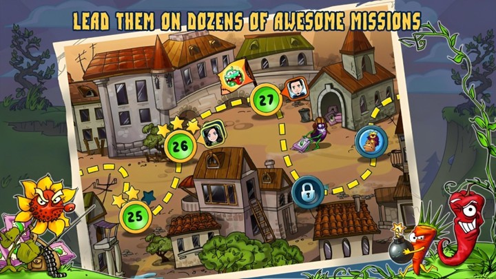 Plant Zombies War screenshot image 2_Popularmodapk.com