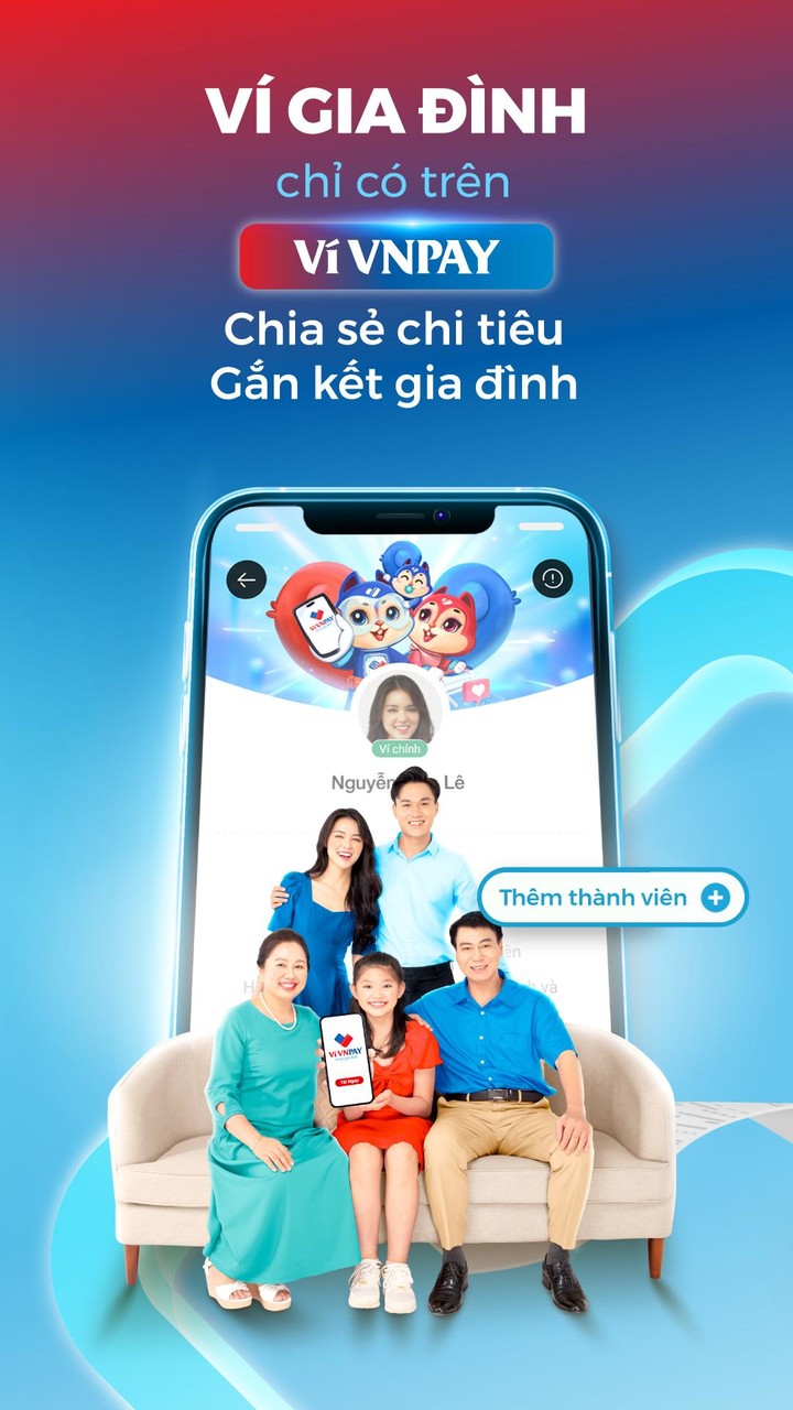 Ví VNPAY – Ví của Gia đình screenshot image 6_Popularmodapk.com
