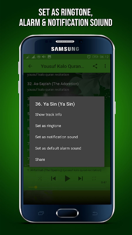 Yousuf Kalo Quran Mp3 Offline screenshot image 4_Popularmodapk.com