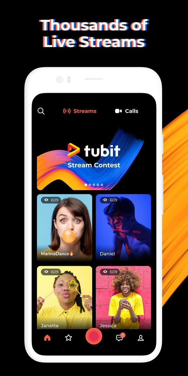 Tubit: Live Video Stream, Chat screenshot image 1_Popularmodapk.com