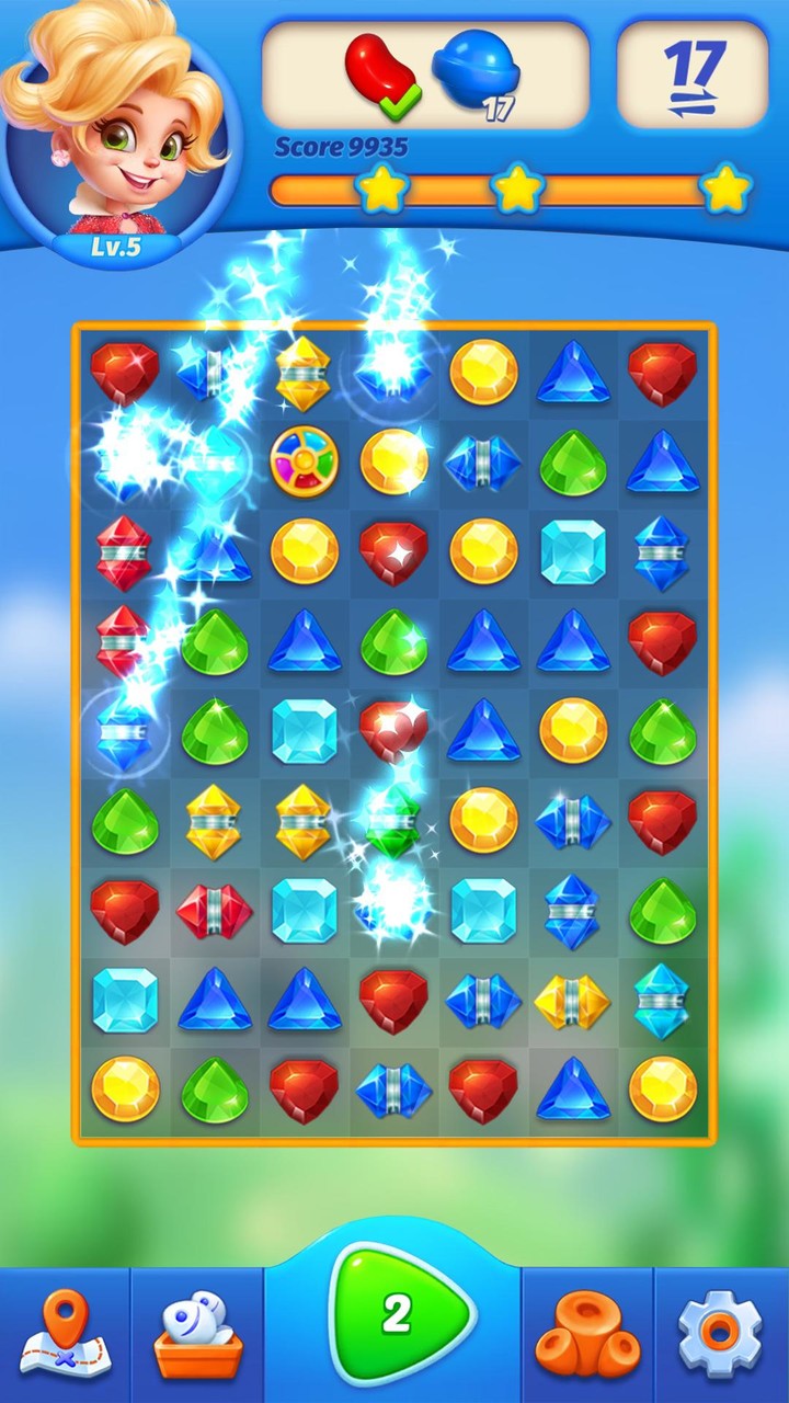 Jewel crush - color match game screenshot image 3_Popularmodapk.com