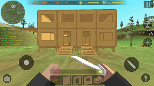 Zombie Hunter: Pixel Survival<span>(Free Craft)</span> screenshot image 1_Popularmodapk.com